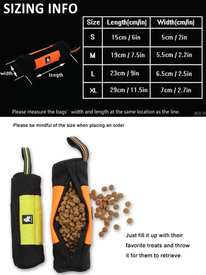 Truelove Dog Training Retriever Snack Bag Oxford Reusable with Zipper High Quality Durable Treat Pouch TLT1951