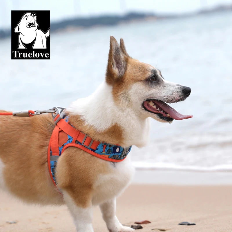 Truelove Easy to Take-on Dog Harness Soft Material Fashion Design Adjustable Reflective Pet Har TLH3013 TLH30131