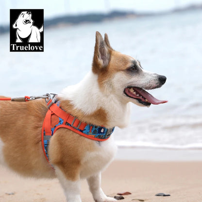 Truelove Easy to Take-on Dog Harness Soft Material Fashion Design Adjustable Reflective Pet Har TLH3013 TLH30131