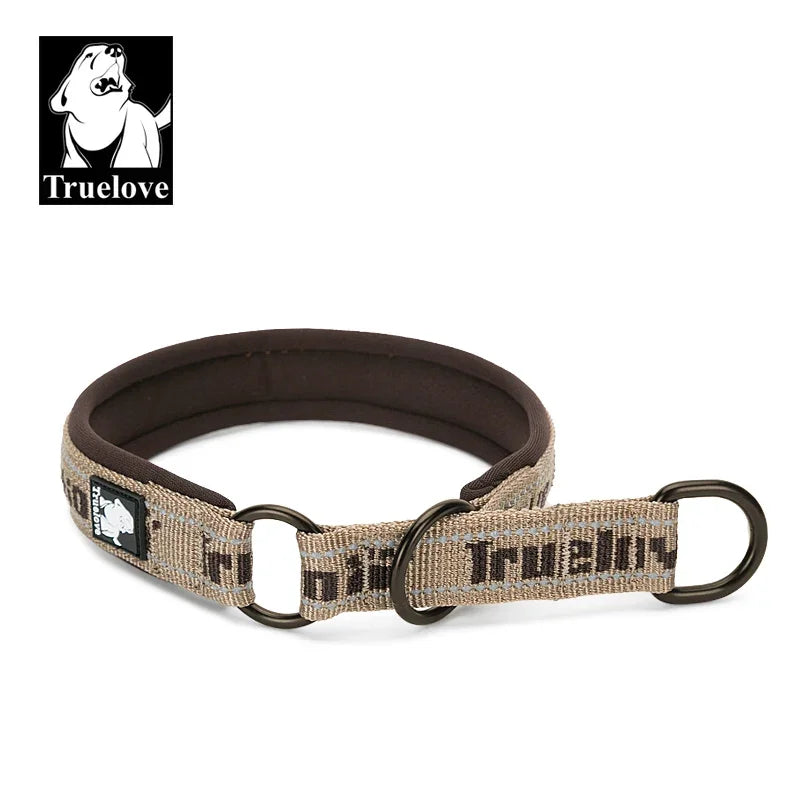 Truelove P-Chain Nylon Pet Collar Adjustable Reflective SBR Neoprene Pull-resistant Explosion-proof Dog and Cat Travel TLC5371
