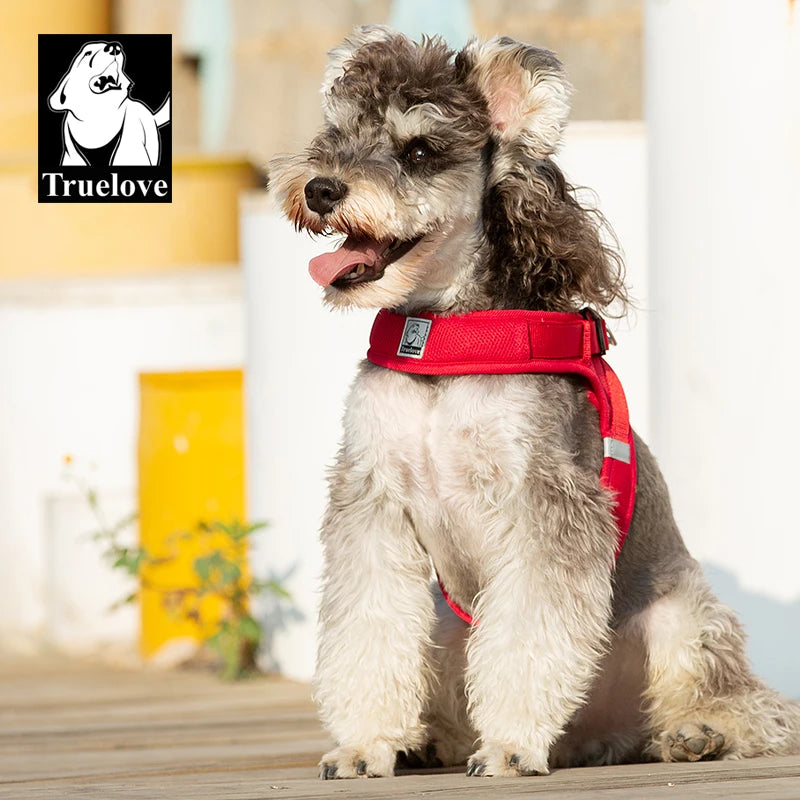 Truelove Easy to Take-on Dog Harness Soft Material Fashion Design Adjustable Reflective Pet Har TLH3013 TLH30131
