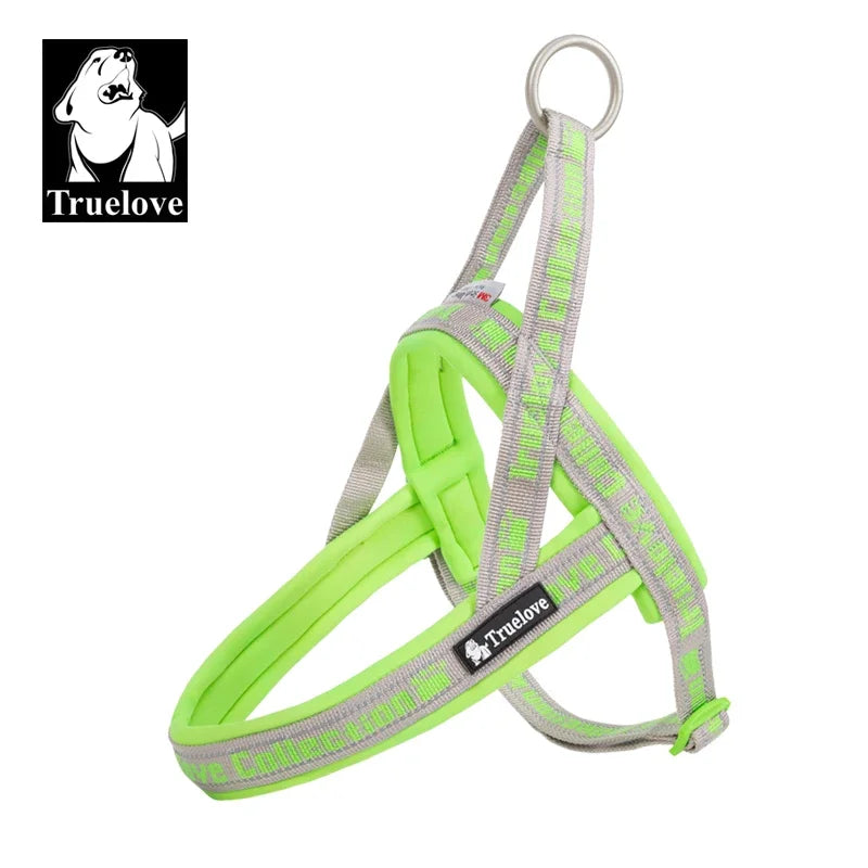 Truelove Pet Harness Neoprene Padded No Pull Dog Harness Pet Supplies 3M Reflective Strips Padded Dog Harness Vest TLH58121