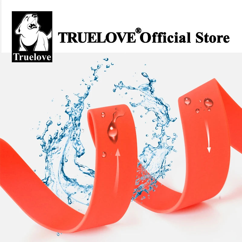 Truelove Pet Leash Waterproof Odor Proof Easy Grip Durable Lightweight Premium Coated ATBC-PVC Dog Lead Fast Clasp TLL3211