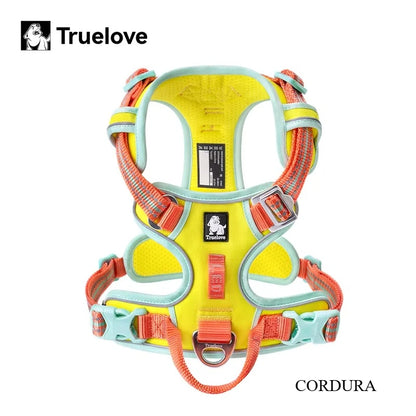 Truelove New Pet Harness Premium Anti Pull Reflective Light Up Nylon Breathable Adjustable Dog Harness Training Vest TLH5657