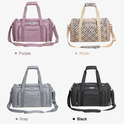 Truelove Nylon Oxford Large Space Comfortable Travel Foldable Hook Pet Carrier Bag Portable Puppy Cat Carrier Backpack TLX4971