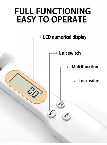 Digital Kitchen Measuring Spoon Scale