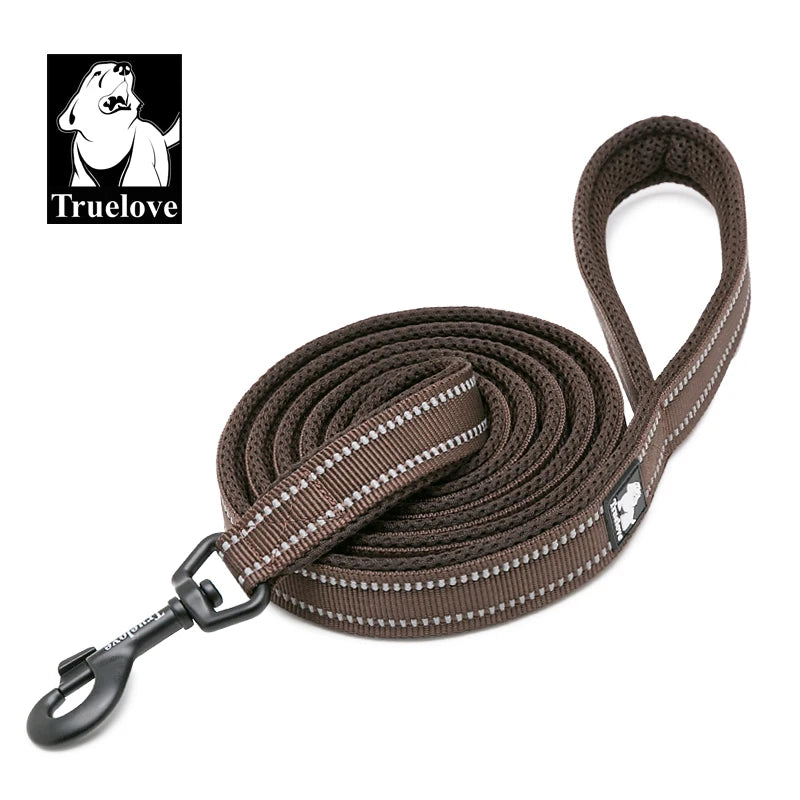 Truelove Pet Leash 200CM Comfort Sandwich Dog Leash Soft Padded Breathable No Pull Pet Lead Durable Reflective Rope TLL2112